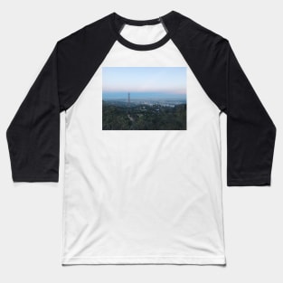 LA City View Pastel Sunset Baseball T-Shirt